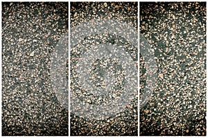 Texture of black rubber floor on playground. Ethylene Propylene Diene Monomeror EPDM
