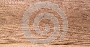Texture of black walnut solid board untreated
