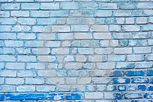 Texture blue brick wall