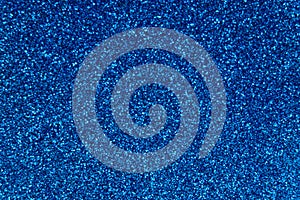 Texture of blue colored foamiran sheet with sparkles