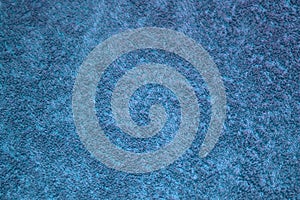 Texture of blue cotton towel