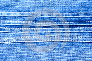 Texture of Blue Denim Jeans Background