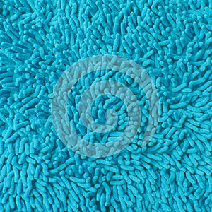 Texture of blue microfiber fabric