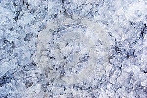 Texture of broken ice