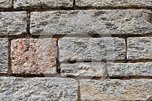 Texture of brown old brick. Background brickwork.