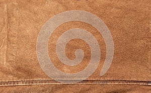 Texture of brown raw leather background
