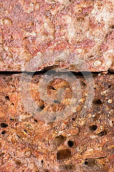 Texture of brown stone