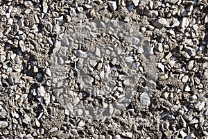 Texture of cement with gravel