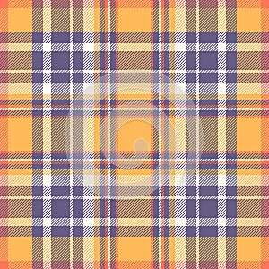 Texture check vector of fabric tartan plaid with a seamless background textile pattern