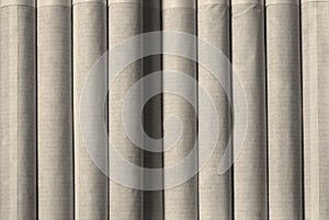 Texture of cigarettes with a filter close-up