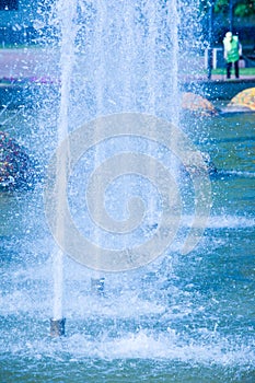 Texture . City fountain, Dita intere photo