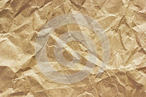 Texture of coarse crumpled paper, background