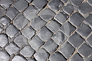 Texture of cobblestone.