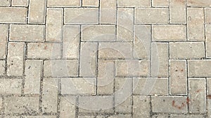 The texture of the cobblestone background pattern becomes unique