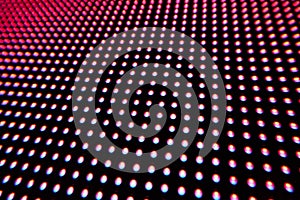 Texture of colored LED lights