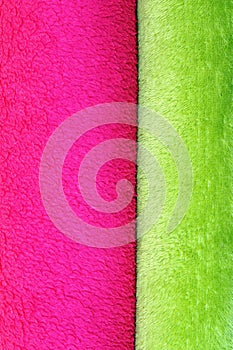 Texture of colorful blankets