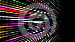 Texture of colorful halftone dots. Futuristic abstract background. Particle pattern. 3D rendering