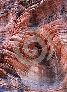 Texture and colors of sand rock formations