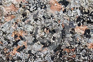 Texture and colour of rock