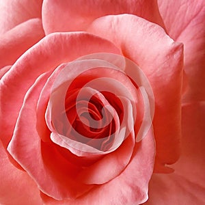 Texture composed of the blooming of a pink rose.