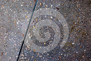 Texture of concrete floor background with small stones