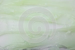 Texture of cosmetic petrolatum as background, closeup view