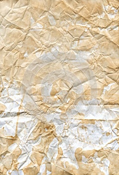Texture of creasy paper