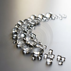 Texture and creates reflections on the surface enhancing the metallic