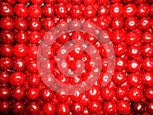 Texture is creativity in bright red and green colors.