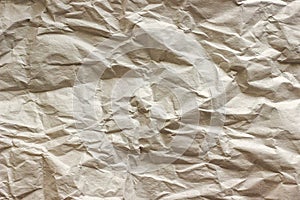 Texture of crumpled wrapping paper