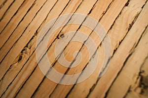 Texture of cut of laminated veneer lumber