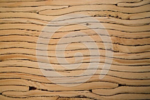 Texture of cut of laminated veneer lumber