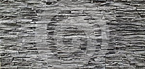 Many Stone Bricks Dark Grey Wall Texture
