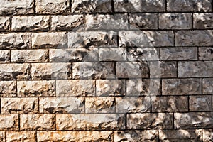 Texture decorative brick, wall tiles made of natural stone