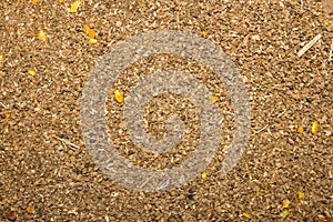 The texture of the different spices.