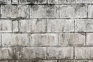 Texture dirty gray cemet brock wall background