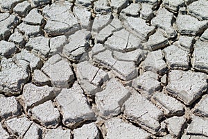 The texture is dry earth , drought cracked soil