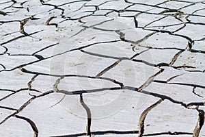 The texture is dry earth , drought cracked soil