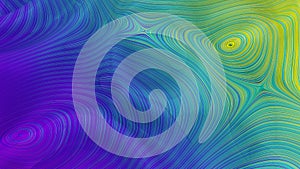 Texture of the embossed surface, colored stripes