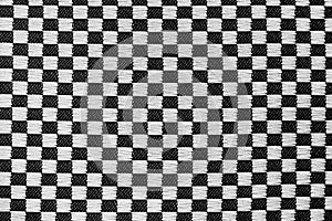 Texture of fabric in a chess cage