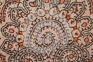 Texture of fabric close up.