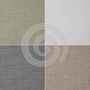 Texture of fabric in four colors