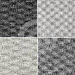 Texture of fabric in four colors