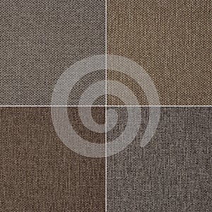 Texture of fabric in four colors