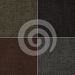 Texture of fabric in four colors