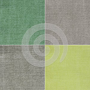 Texture of fabric in four colors