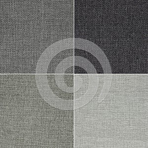 Texture of fabric in four colors