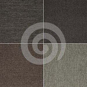 Texture of fabric in four colors