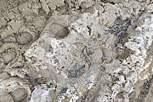 Texture. footprint of shoes in muddy slushy snow