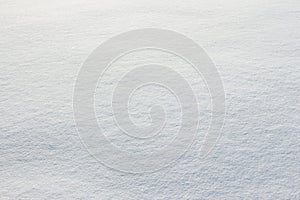 Texture of fresh snow covering ground